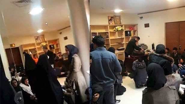 ارومیه- ادامه تجمع اعتراضی دانشجویان